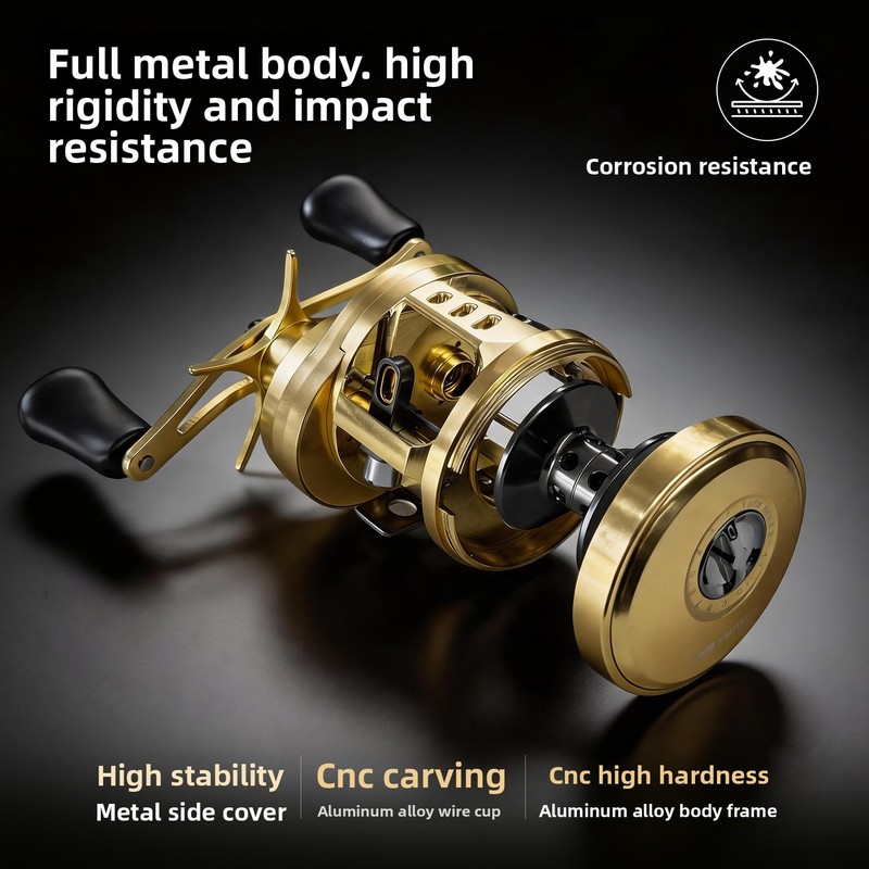 Electric Fishing Reel - Chi Ren Profesjonalny Kołowrotek Bębnowy z