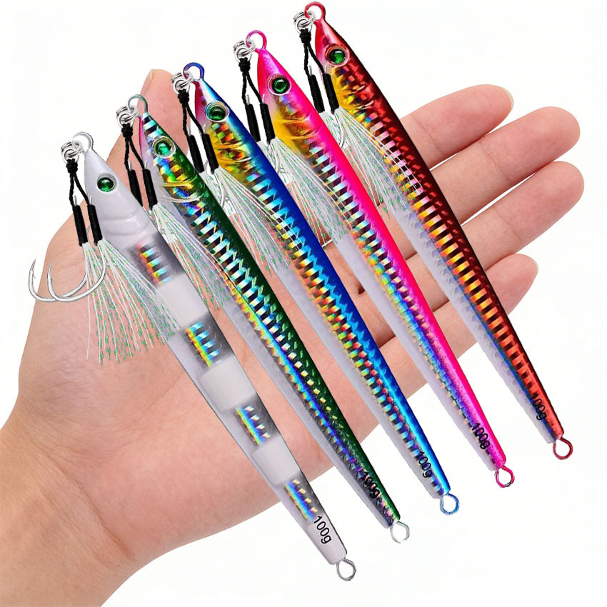 Fishing Equipment Deals - Cast Metal Jig Fishing Lure 5PC