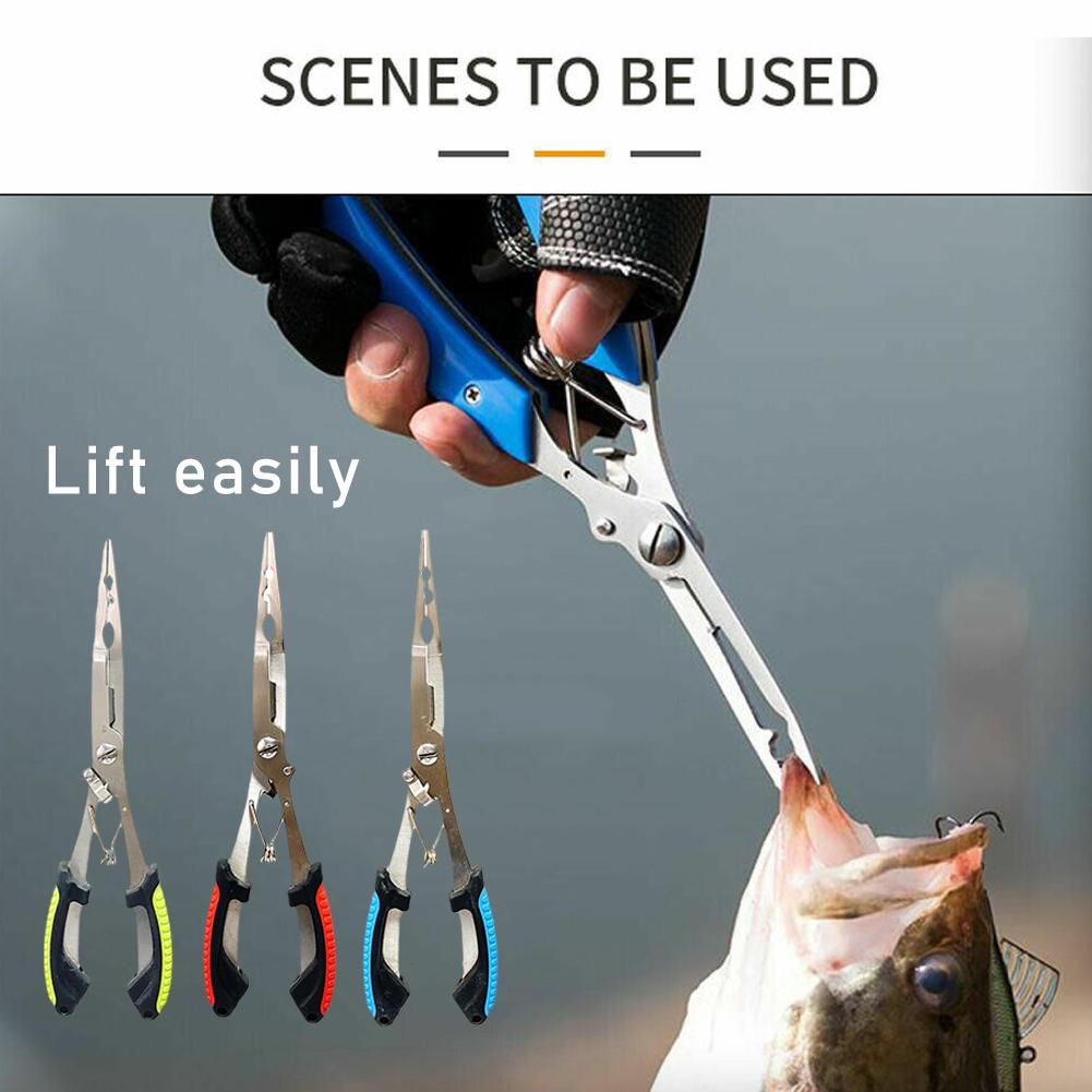 Fishing Pliers - Długie szczypce wędkarskie chwytak nożycowy ze