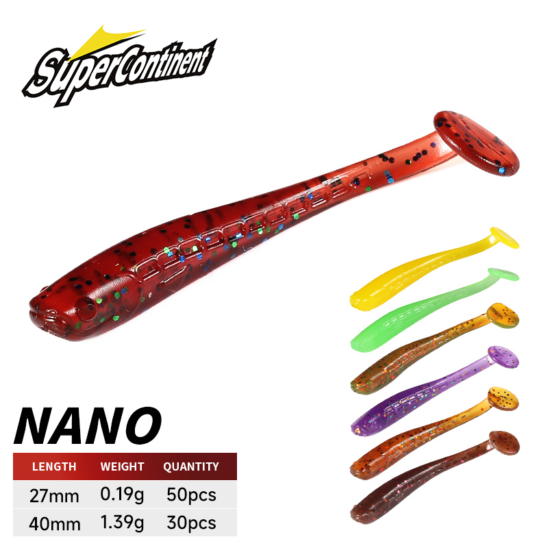 Fishing Equipment Deals - Superkontynent miękka przynęta nowa minnow 4cm/30szt