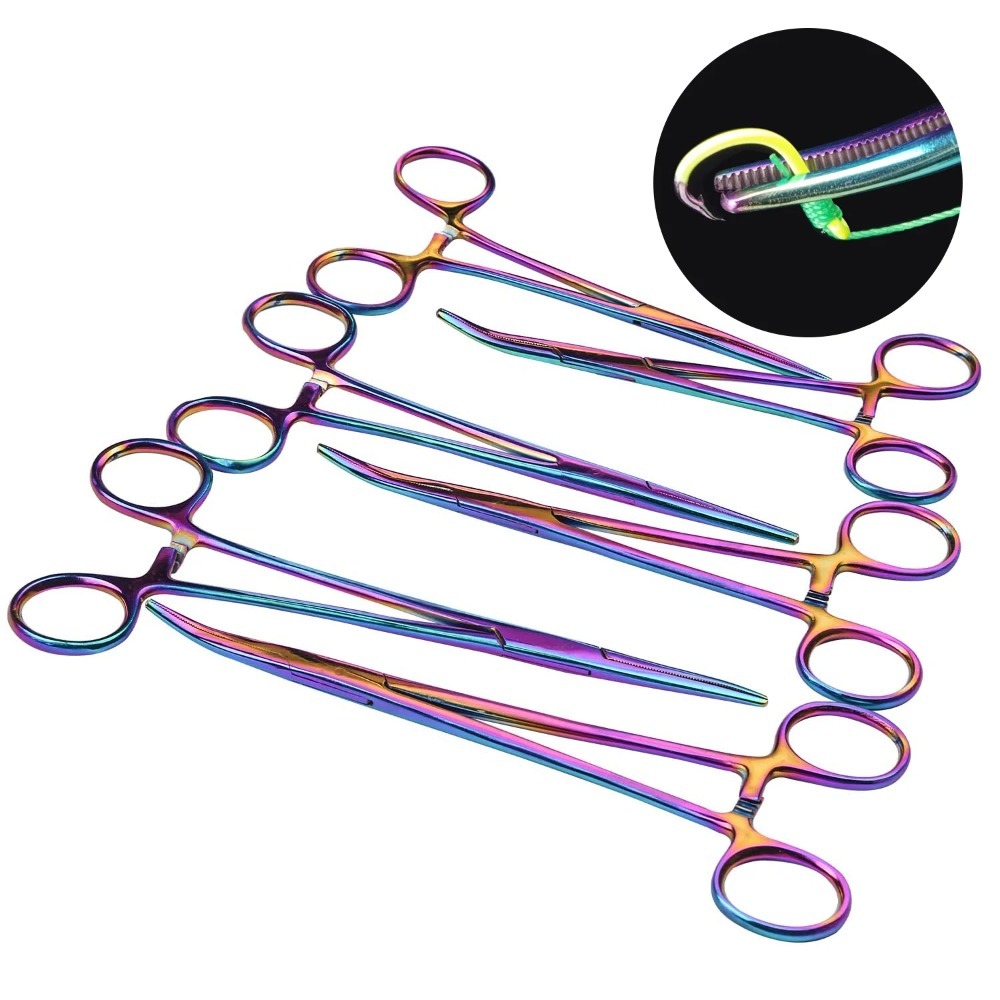 Fishing Equipment Pictures - Profesjonalne szczypce wędkarskie z ząbkowanymi ostrzami