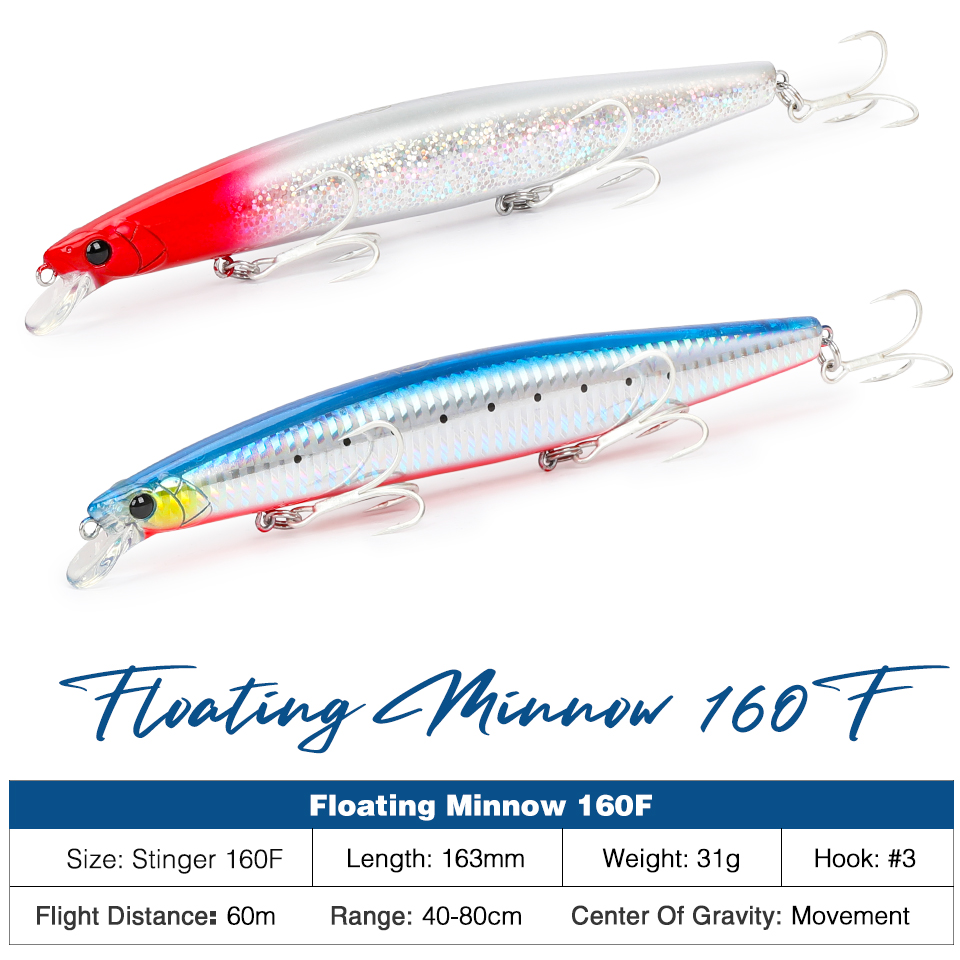 TSURINOYA 160F pływająca przyn – Fishing Equipment Deals recenzja i cena