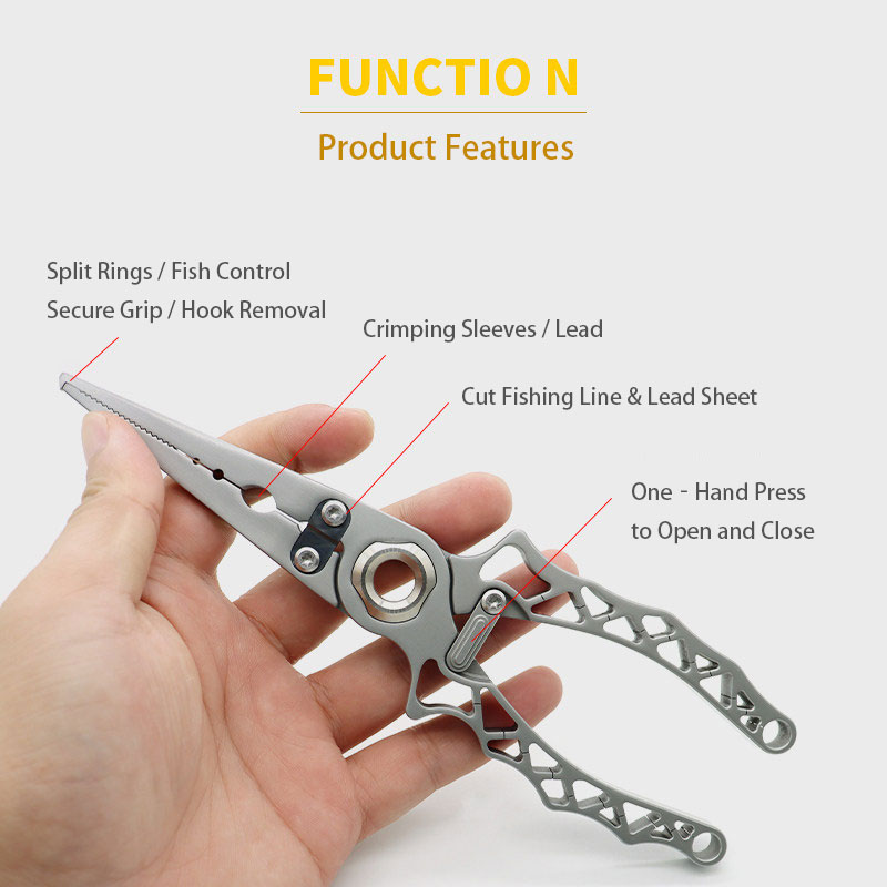 Przenośne szczypce wędkarskie  – Fishing Pliers recenzja i cena