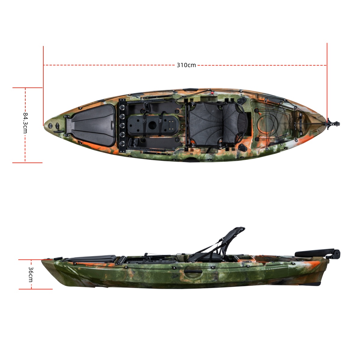 Pierwsza klasa pojedynczy kaja – Rod Holder Fishing recenzja i cena