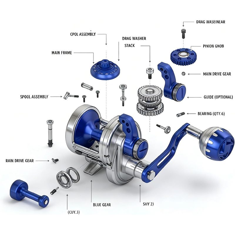 Topline Tackle Kołowrotek wędk – Electric Fishing Reel recenzja i cena